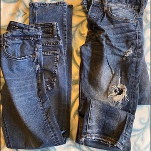 H&M distressed jeans